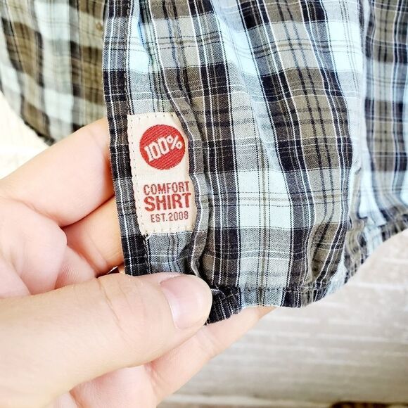 J.A.C.H.S western style plaid button down extra large - Picture 9 of 13